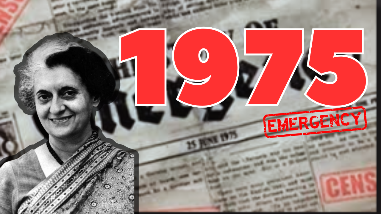 1975, When the Democracy of India was strangulated by the real Dictator – Indira Gandhi.