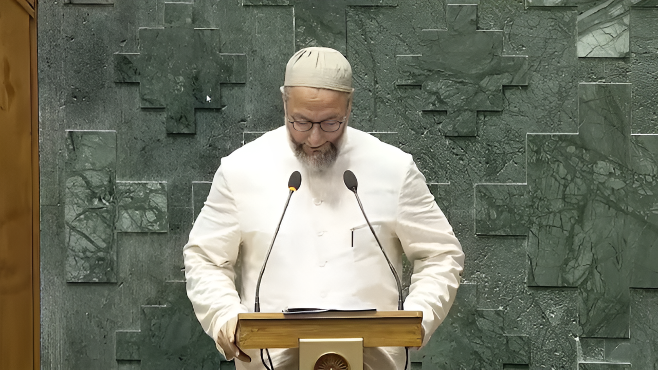 Political Firestorm: Owaisi’s Oath-Taking Slogan Expunged